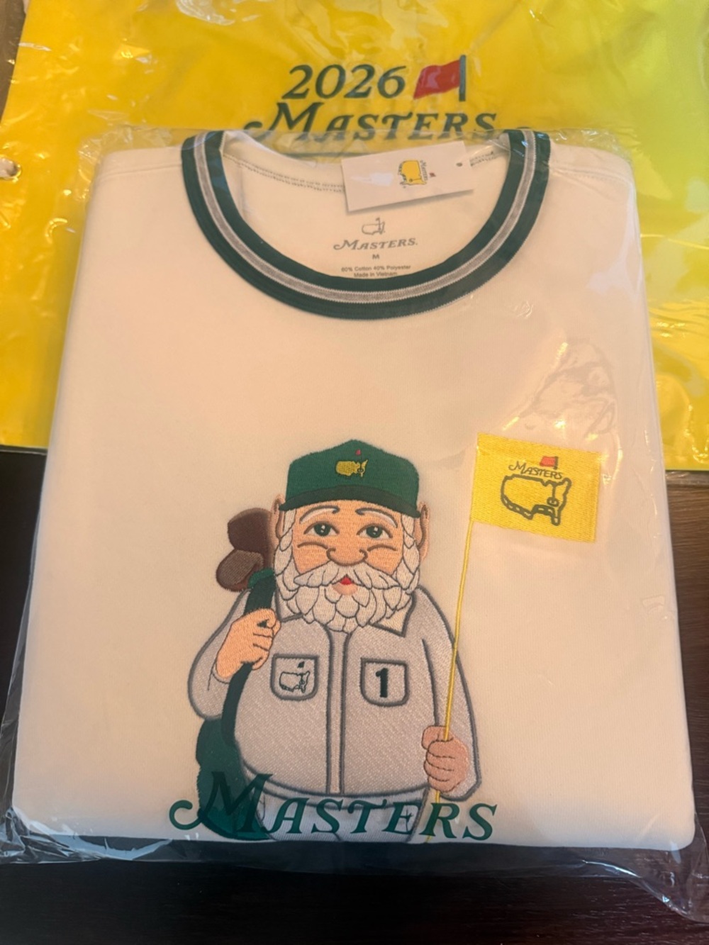 Official Limited Edition 2026 Masters Gnome Embroidered Crewneck Sweater